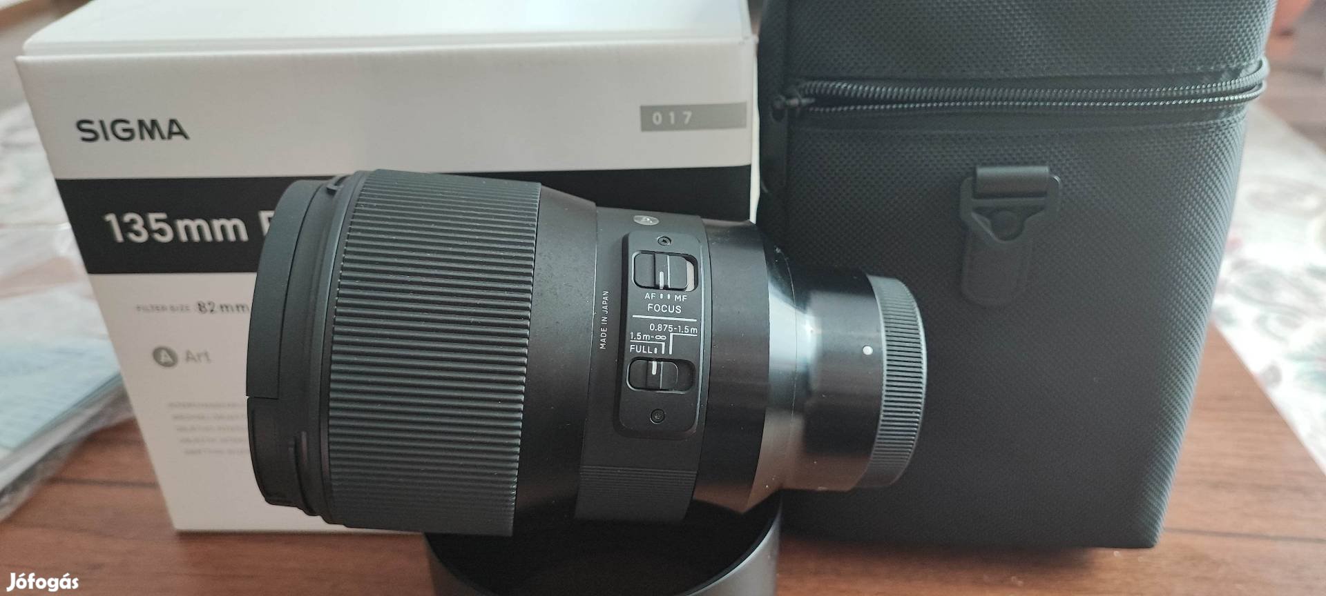 Teljesen újszerű Sigma 135 mm f1.8 ArT Sony E