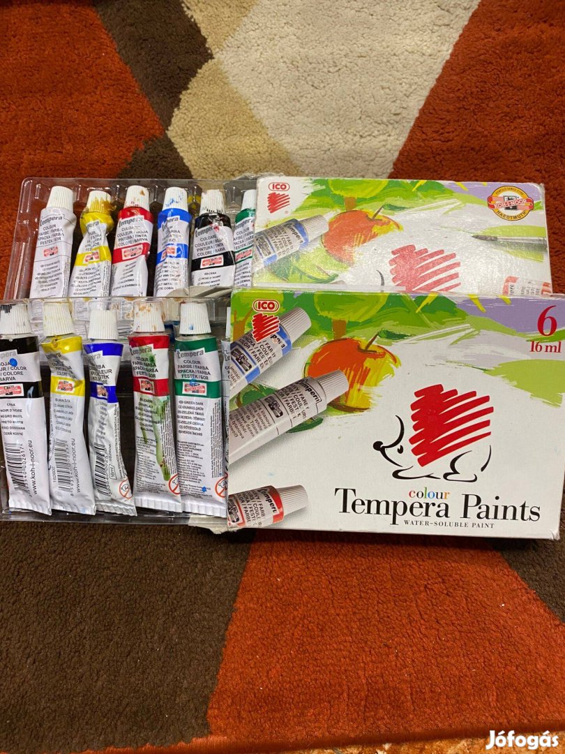 Tempera tubus 40 db (16 ML/tub) ICO Süni