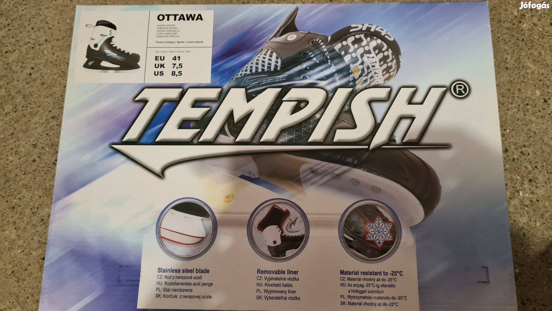 Tempish Ottawa 41-es hoki kori jékorong jégkorcsolya Új