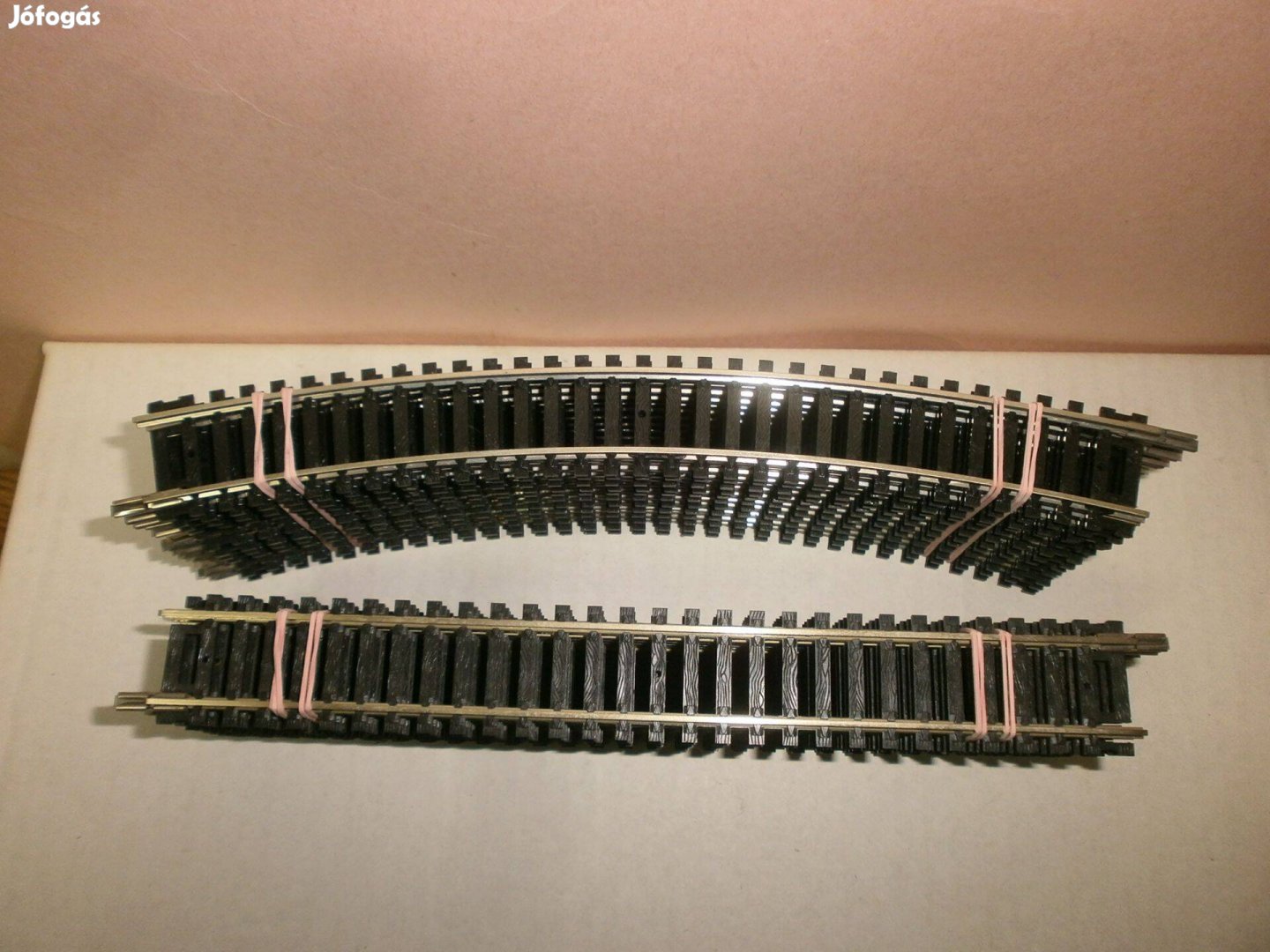 Tempo-Rivarossi - íves egyenes sin H0 - 22 db - S-33