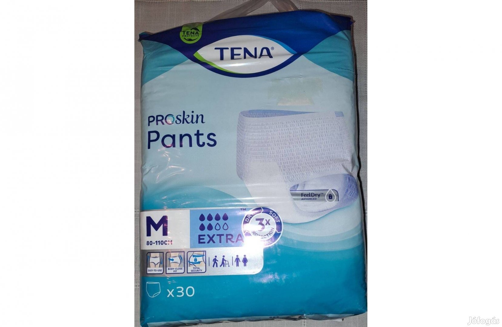 Tena Pants Nadrágpelenka M 80-110cm méretben Extra/ 7 csomag