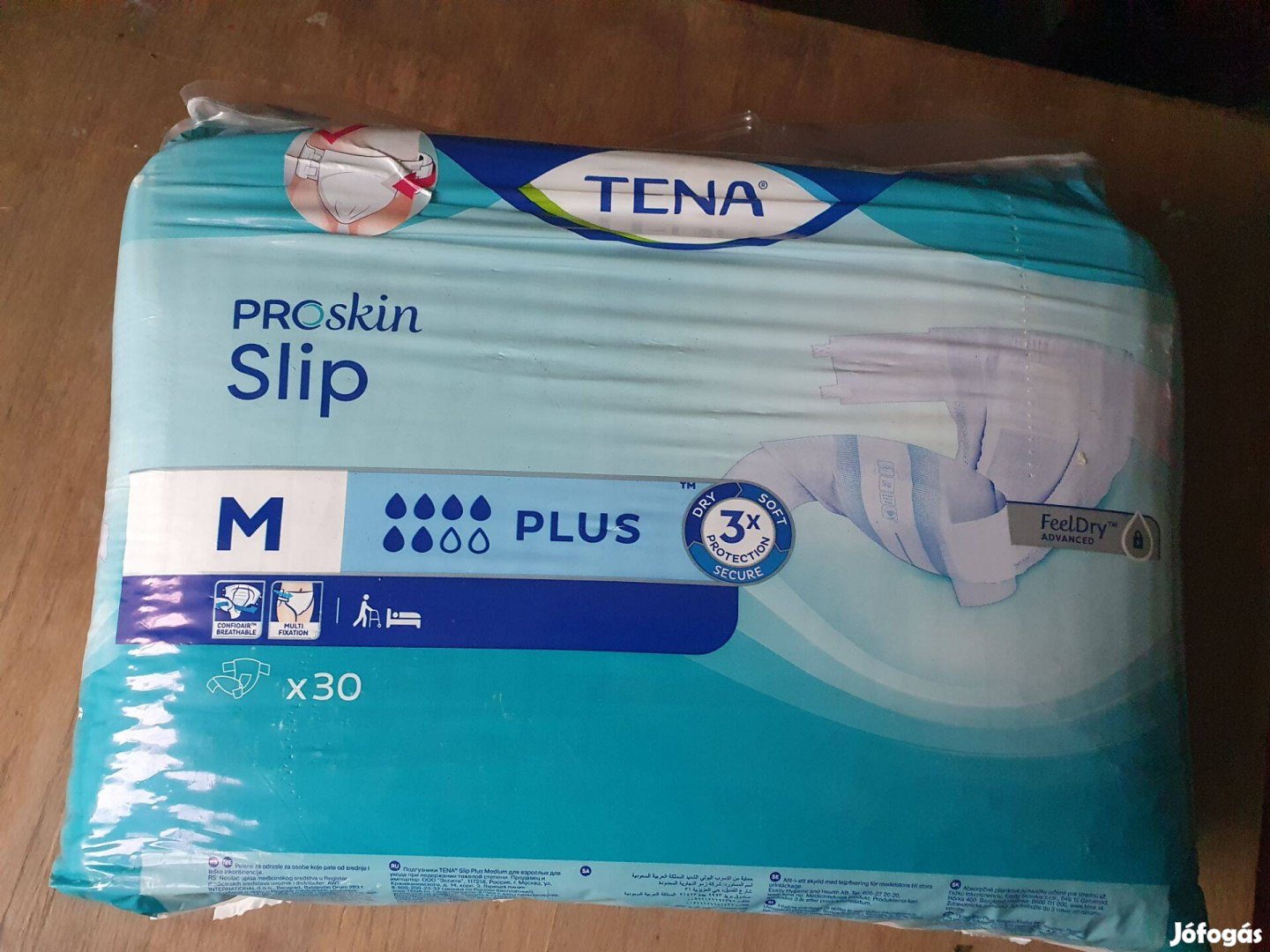 Tena Proskin Slip M inkontinencia-nadrágpelenka -2x 30 db +törlőkendő