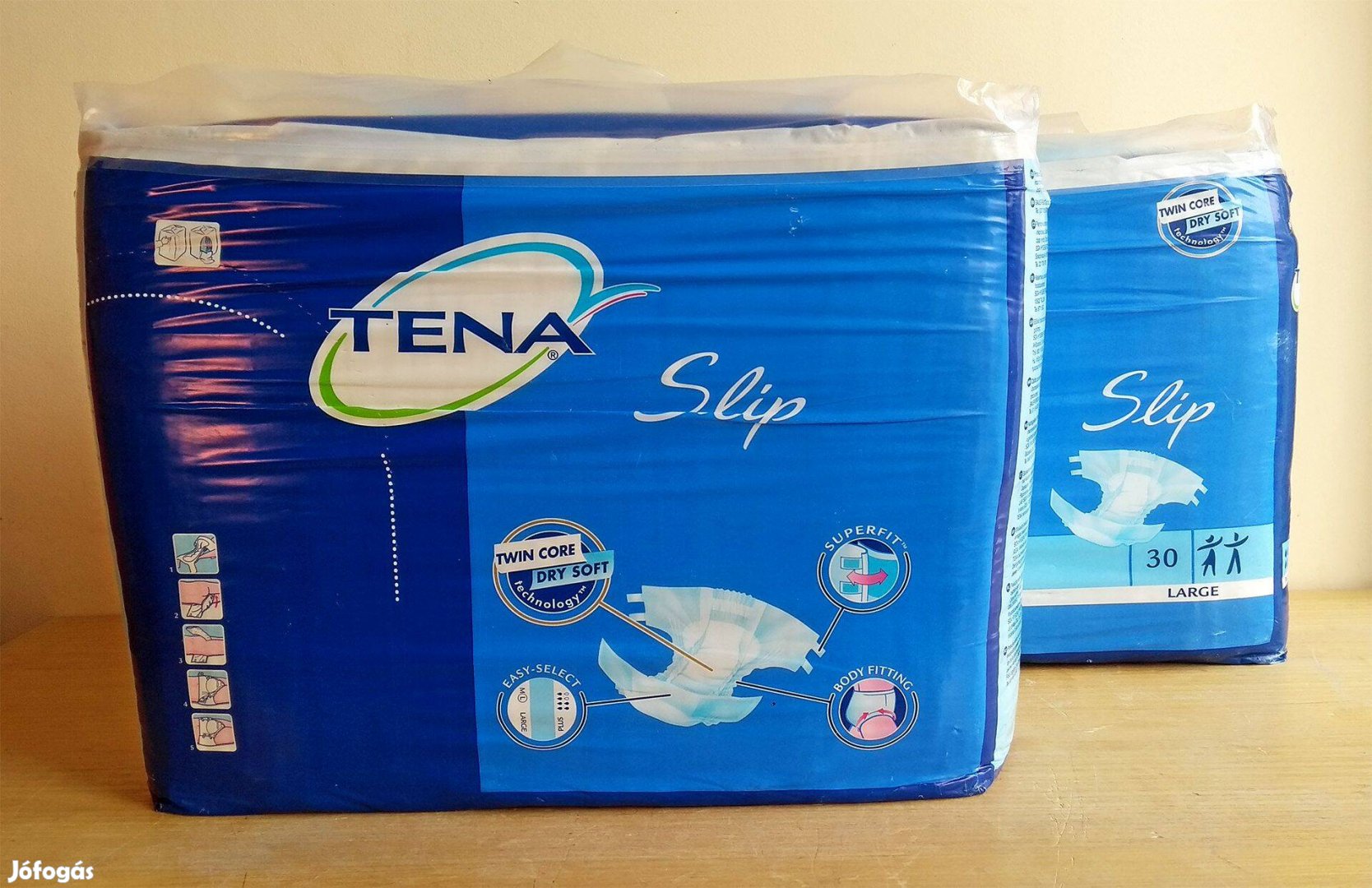 Tena Slip Plus L Inkontinencia-nadrágpelenka bontatlan féláron 2 csg