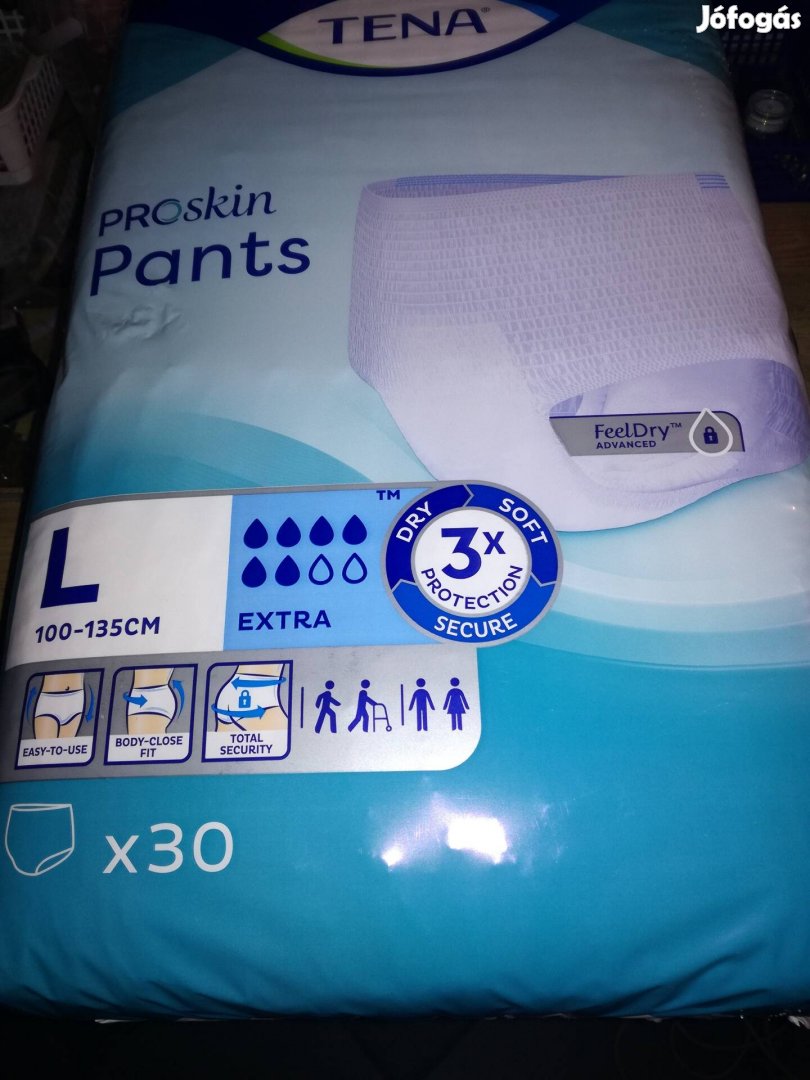 Tena pants extra L-es felnőtt pelenka eladó 