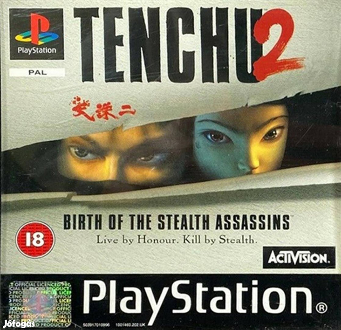 Tenchu 2 Birth of the Stealth Assassins, Platinum Ed., Boxed PS1 játék