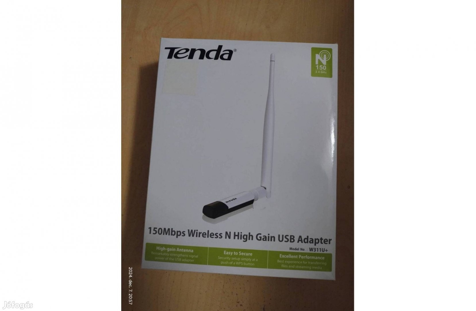 Tenda 311U+ 150Mbps vezeték nélküli USB adapter