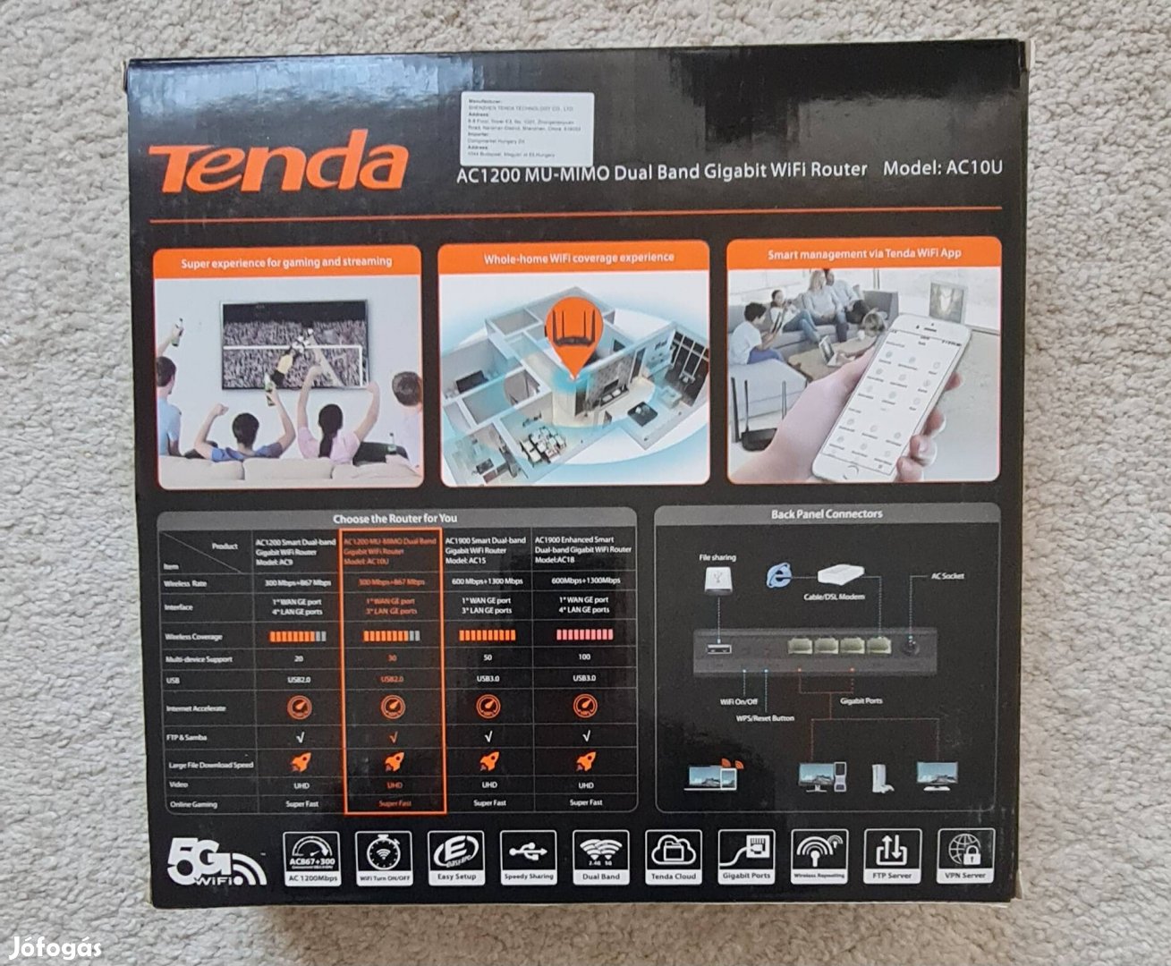 Tenda Dual Wifi router