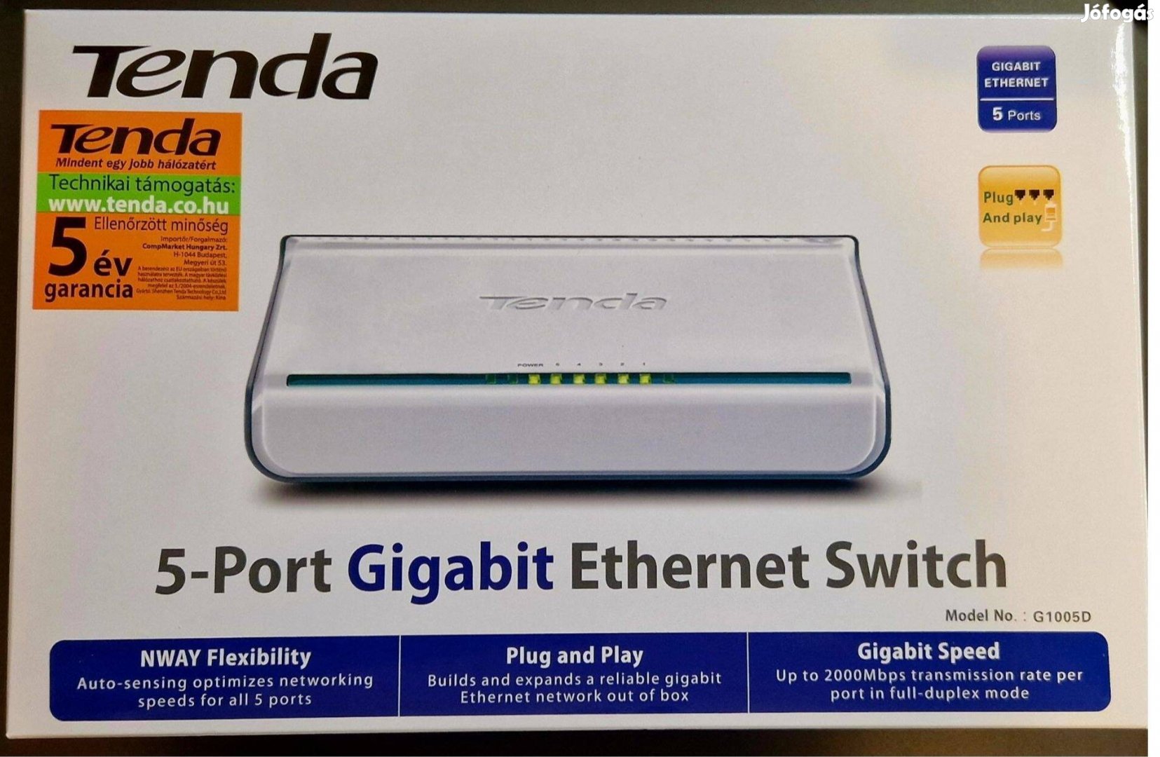 Tenda G1005D 5port Ethernet Switch