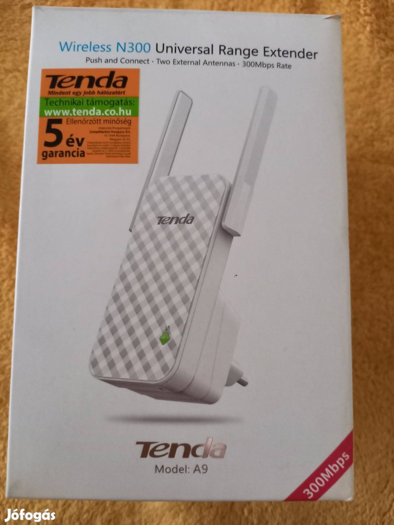 Tenda N 300 wifi jelerősítő 