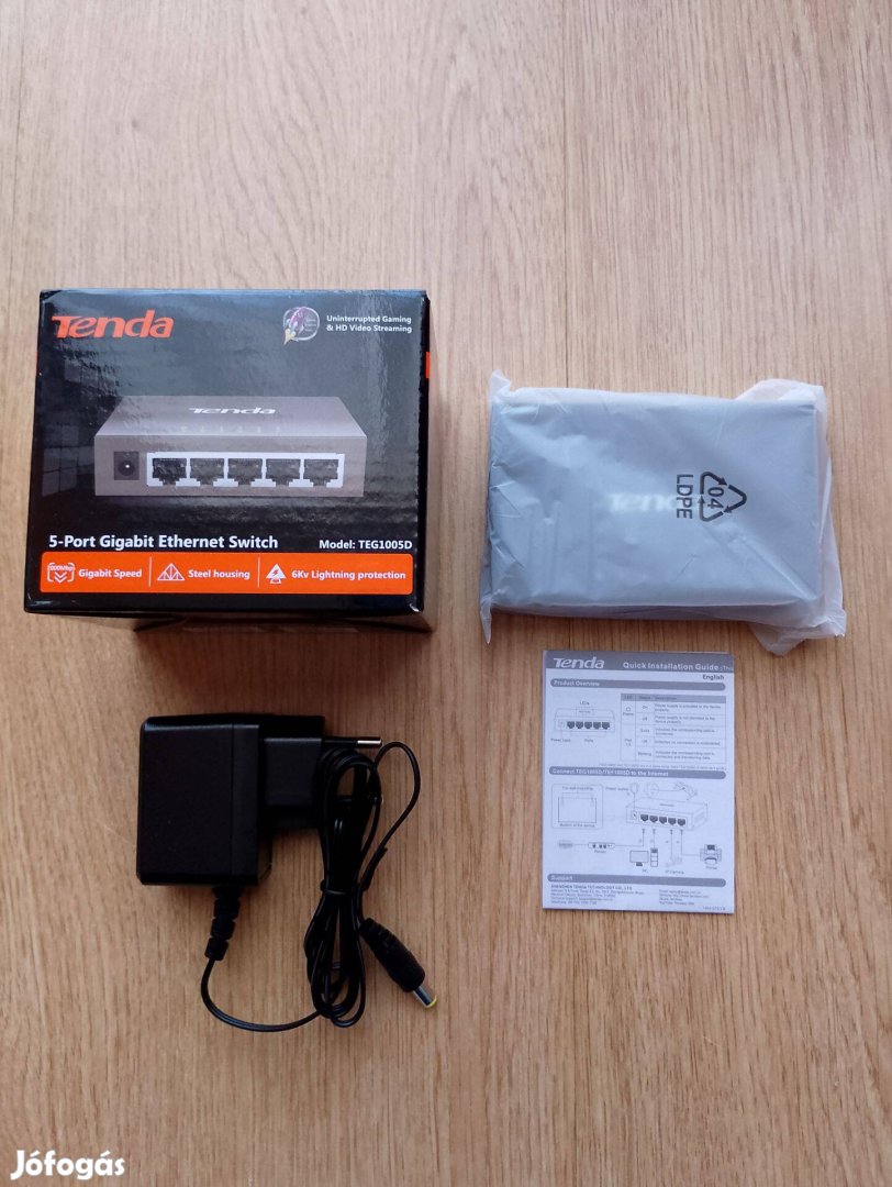 Tenda Teg1005D 5 port, Gbit switch