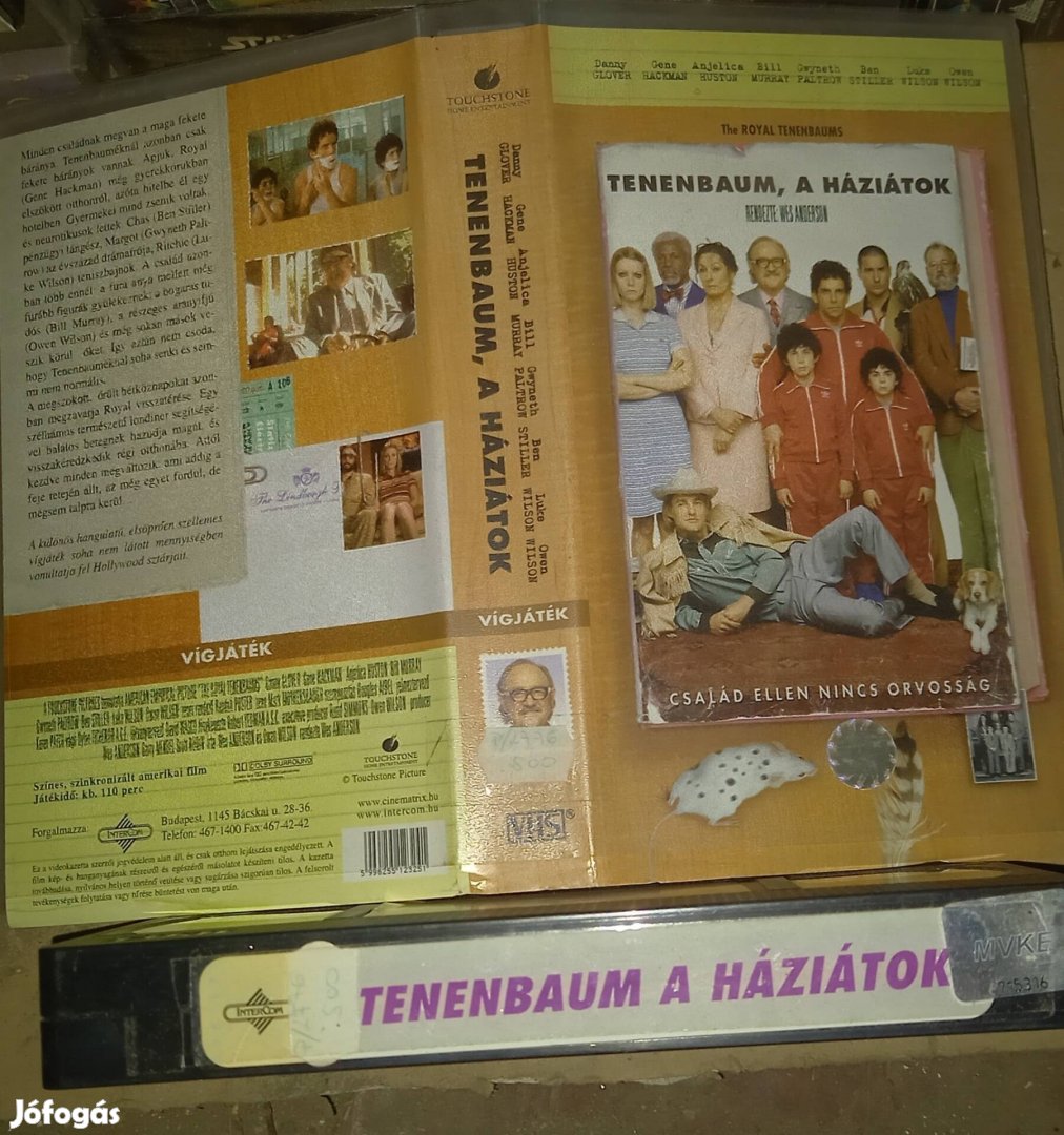 Tenenbaum, háziátok - vígjáték vhs