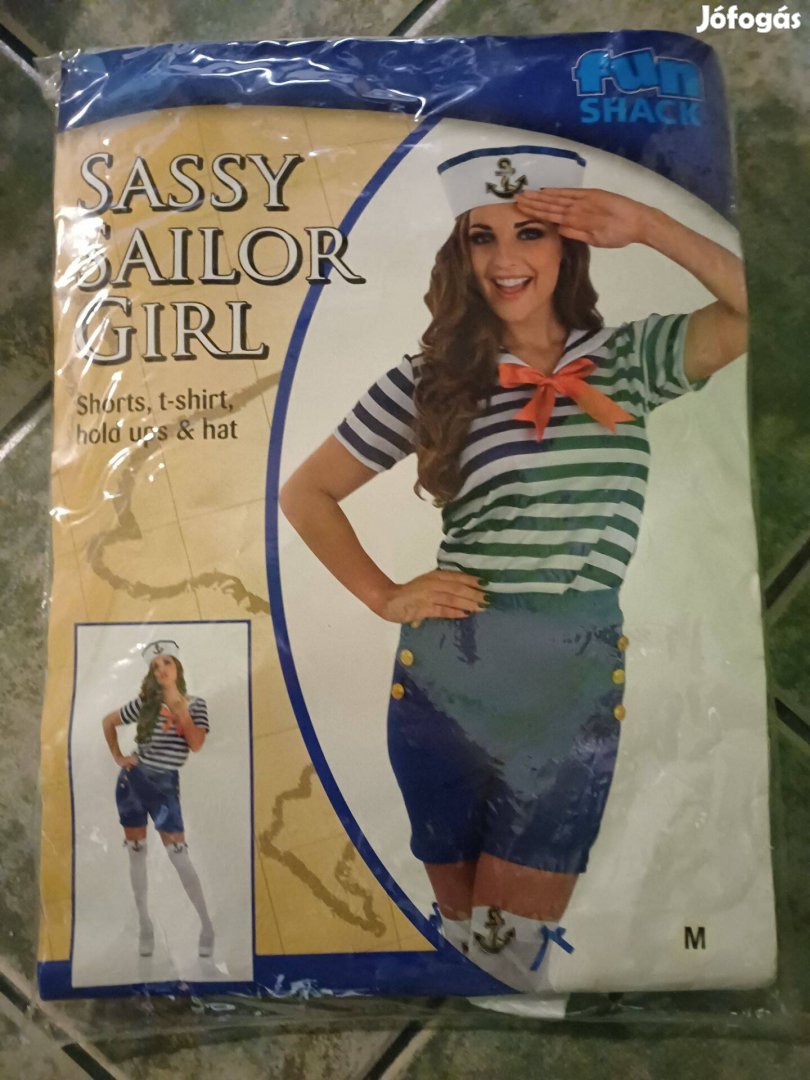 Tengerész lány jelmez