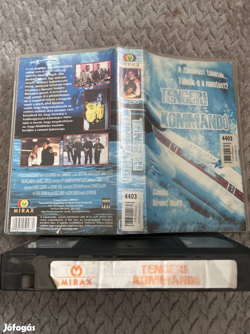 Tengeri kommandó vhs kistok akció