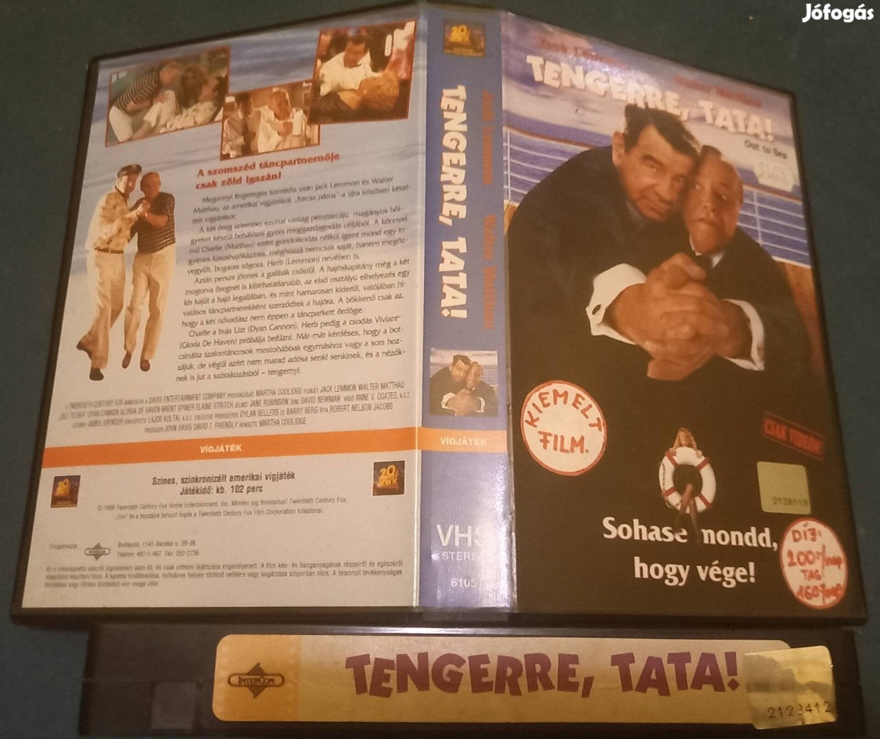 Tengerre tata - vígjáték vhs - Jack Lemmon