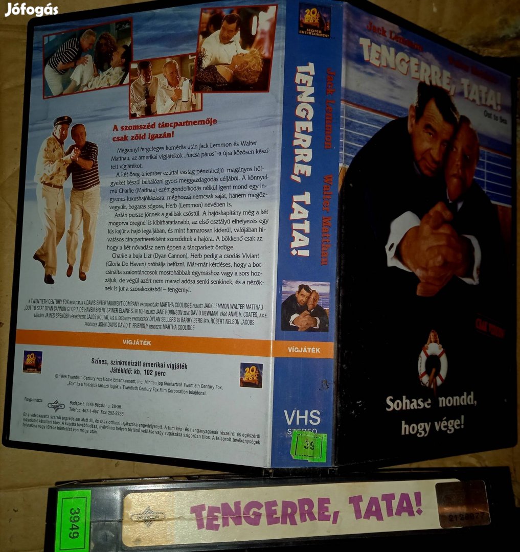 Tengerre tata - vígjáték vhs - Walter Matthau