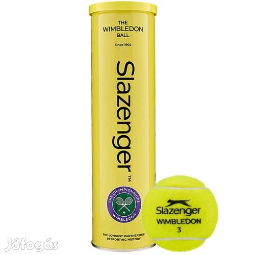 Teniszlabda, 4 db-s készlet SLAZENGER WIMBLEDON