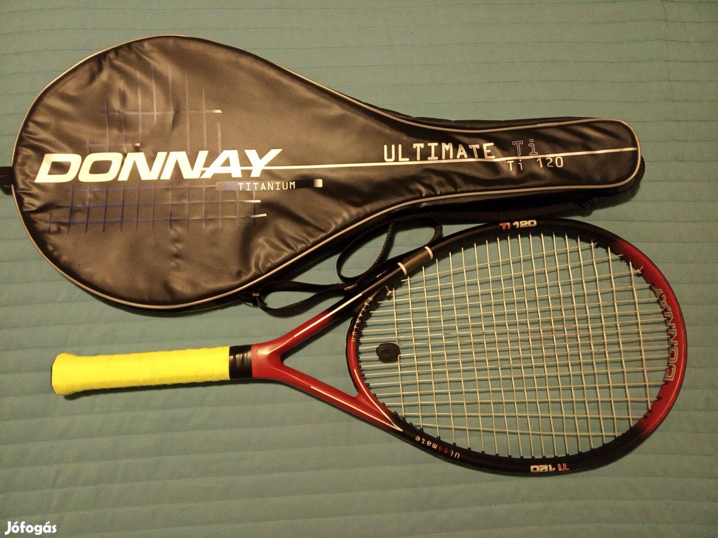 Teniszütő Donnay tokjával (nagyfejű) 268g