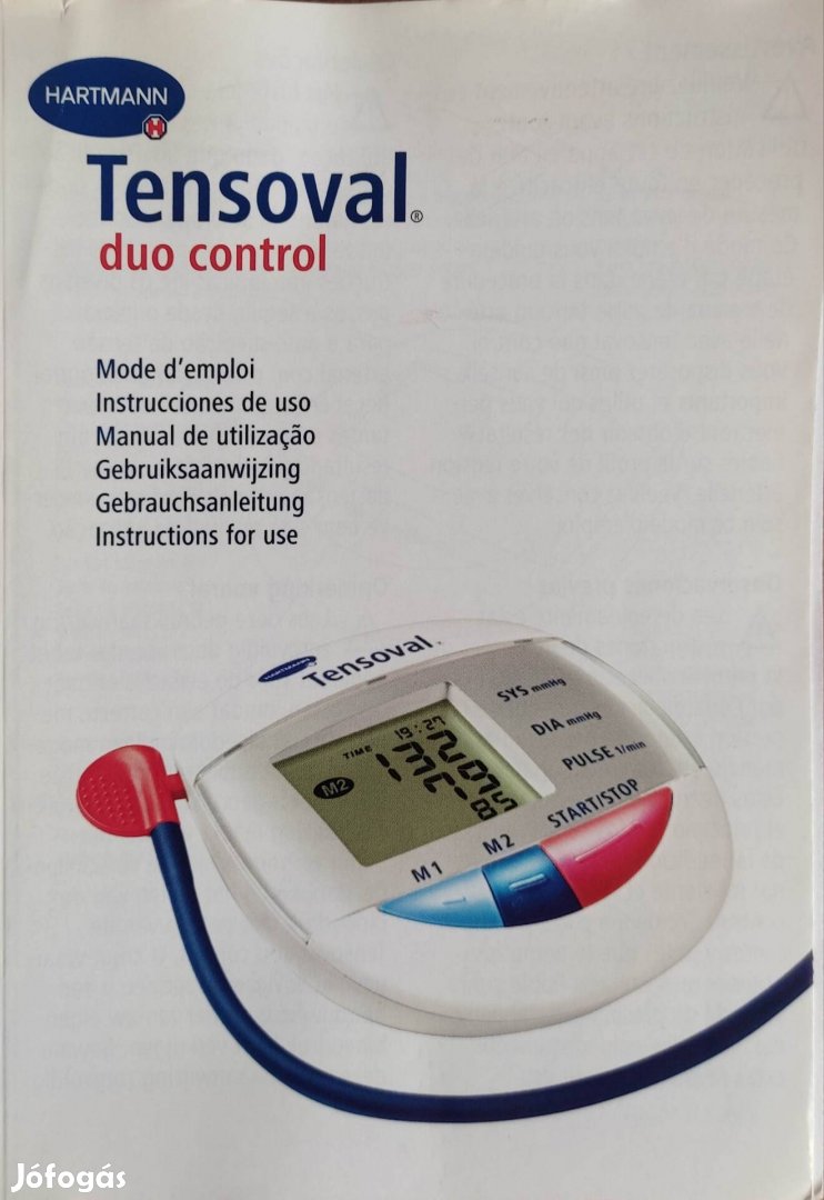 Tensoval Hartmann duo control vérnyomásmérő