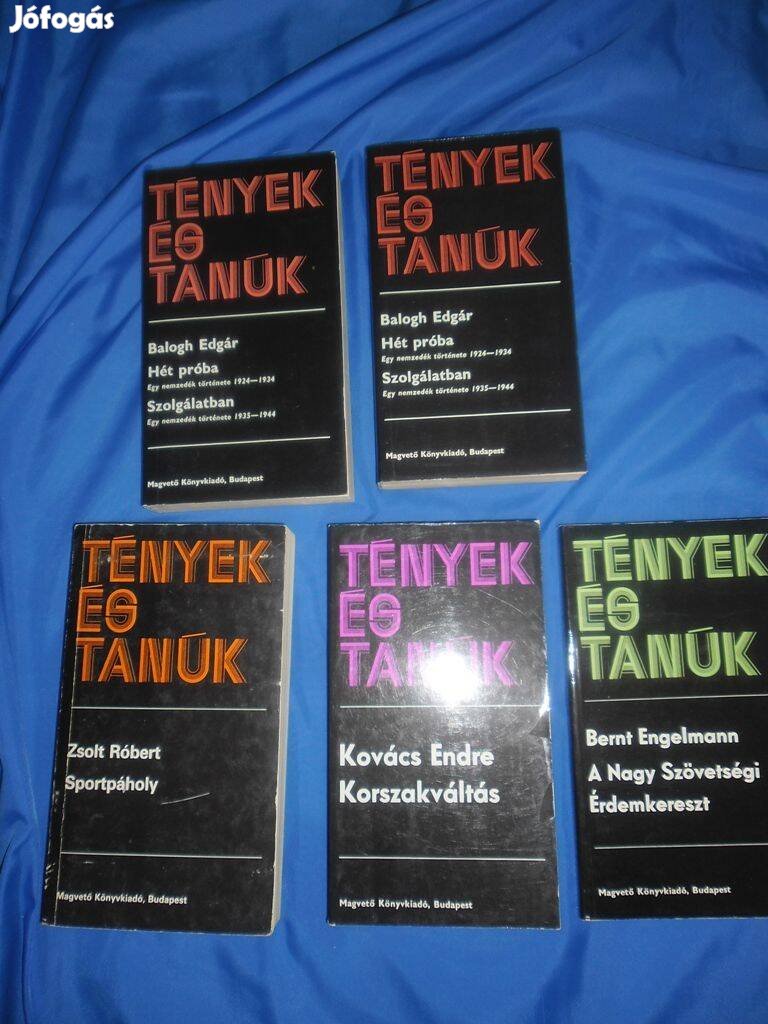 Tények és tanúk sorozat ( 200.-/db )