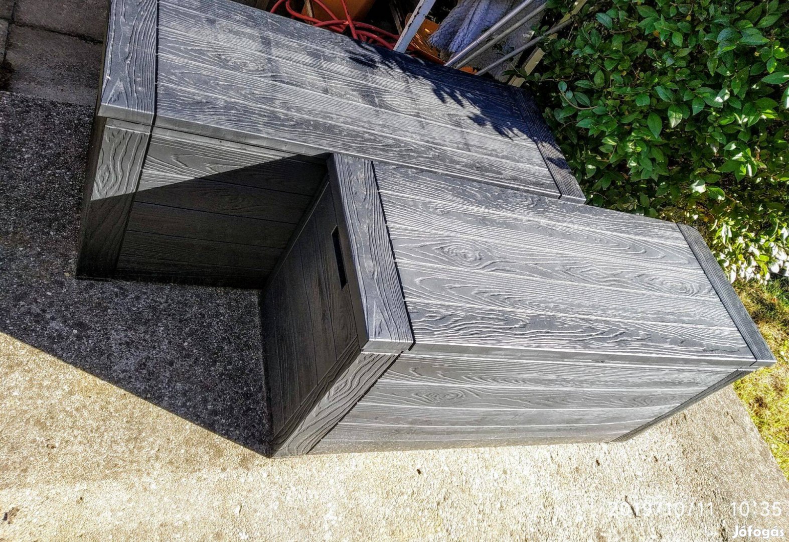Terasz láda párnatartó láda 117x45x56