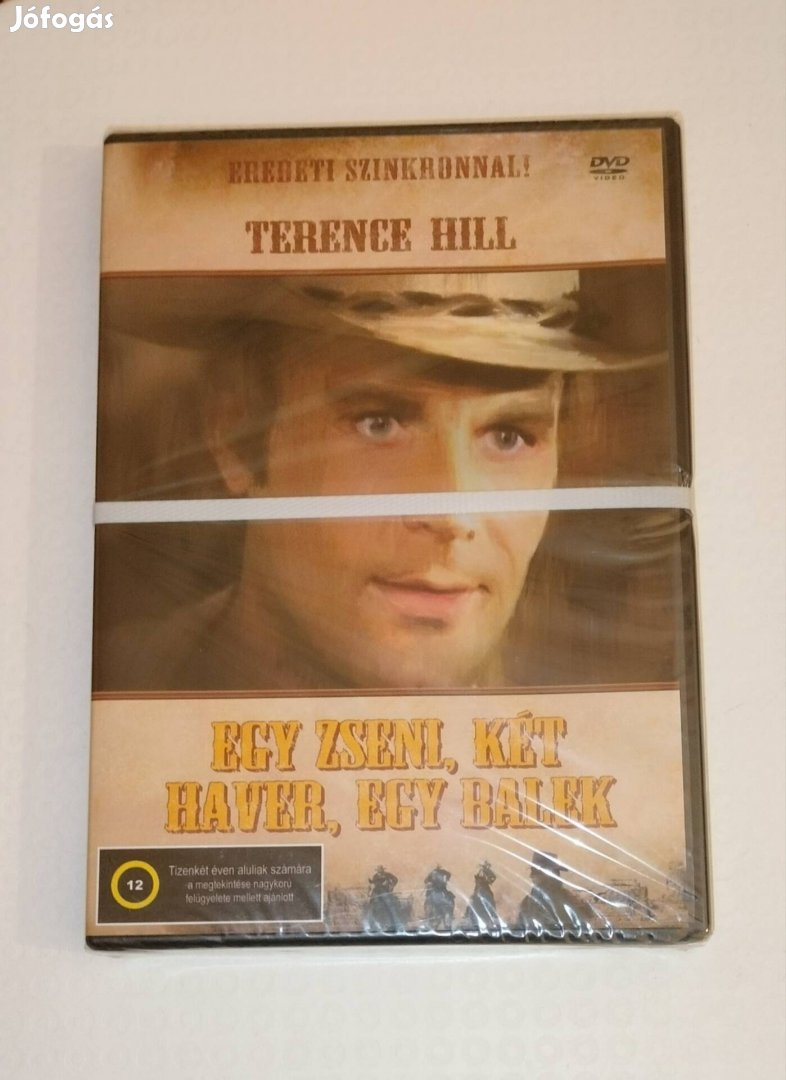 Terence Hill Egy zseni, két haver, egy balek dvd bontatlan 