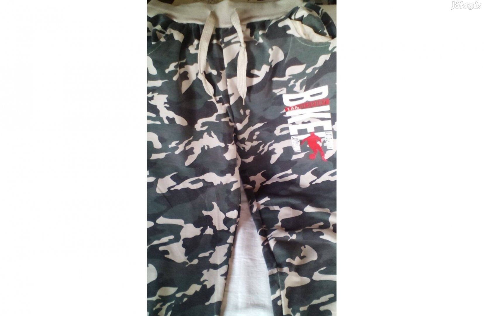 Terepmintás pamutos nadrág , új