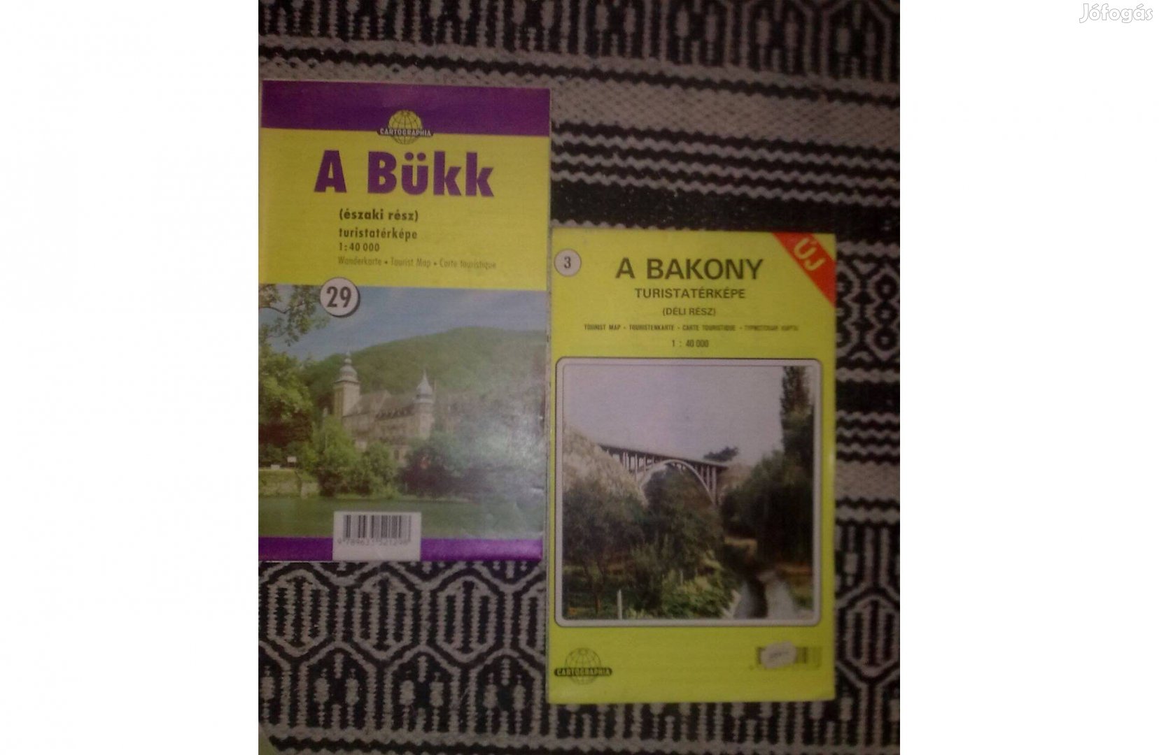 Térképek - Bükk, Bakony, Balaton, Mátra, Soproni hegység