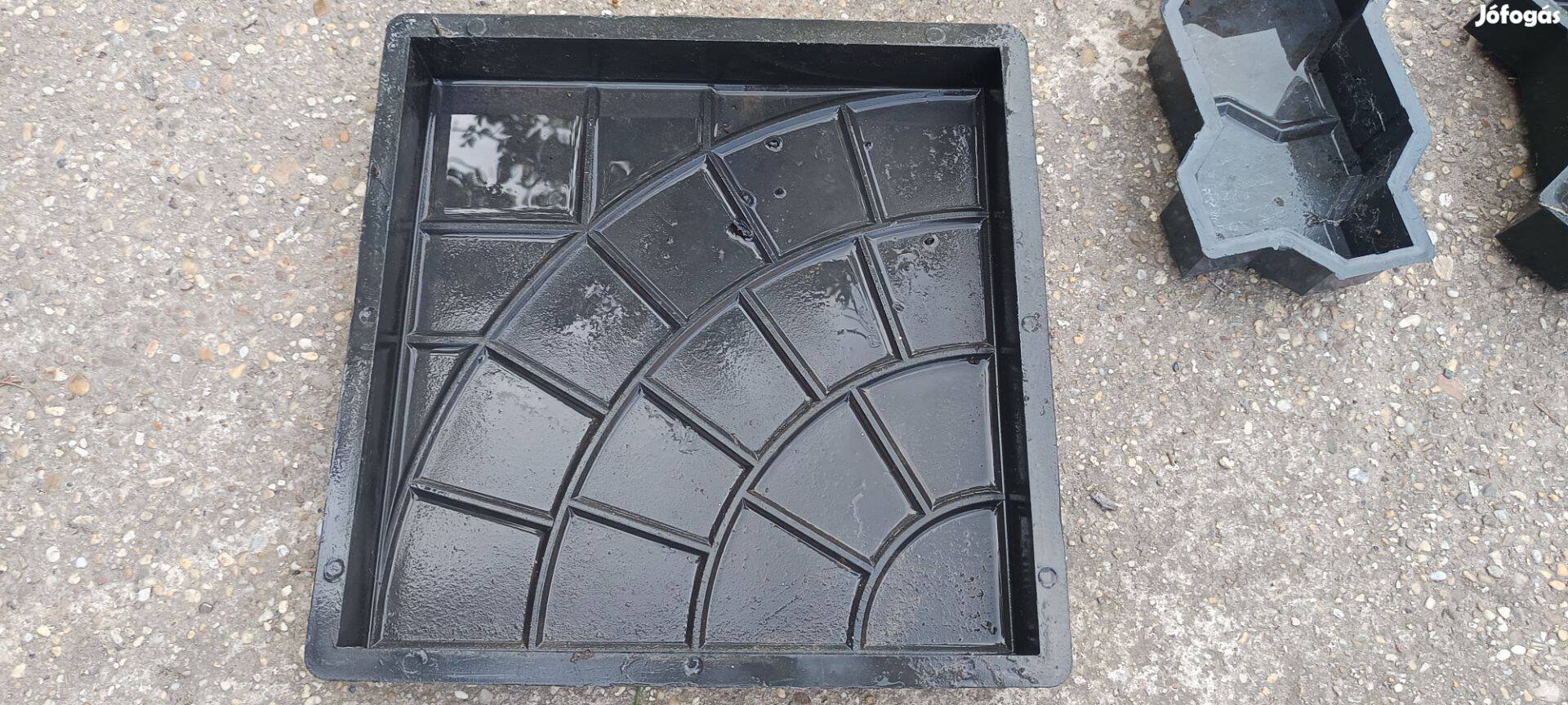 Térkő, Beton lap sablon