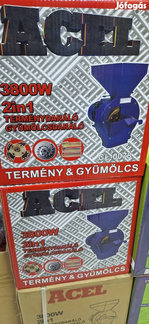 Termény és kukorica Daráló 2in1 3800W Kalapácsos