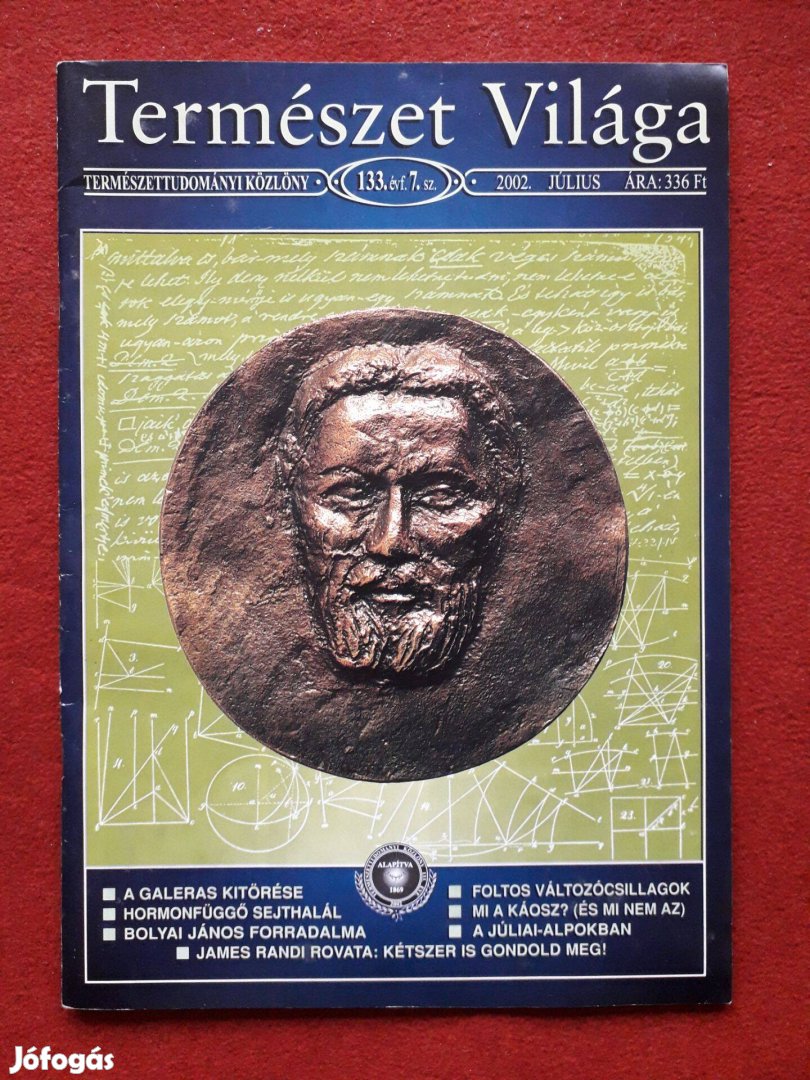 Természet Világa 2002.júliusi lapszám - folyóirat