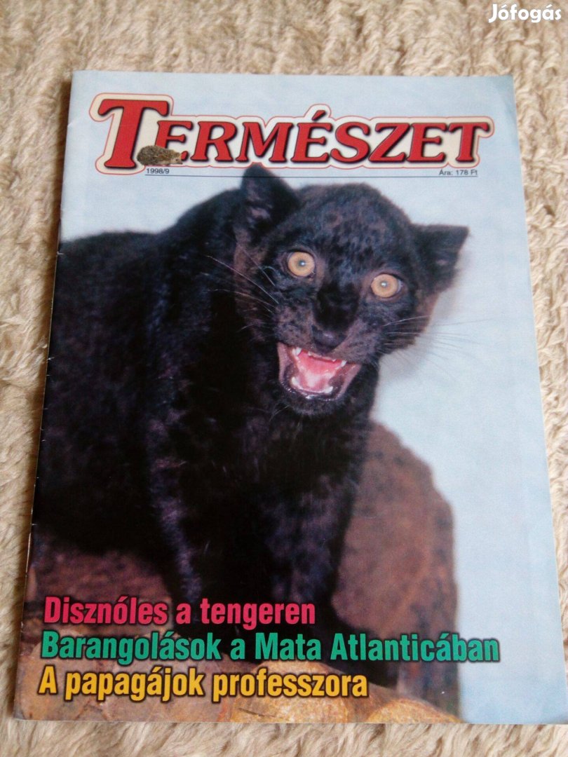 Természet magazin 1998/9. száma eladó!
