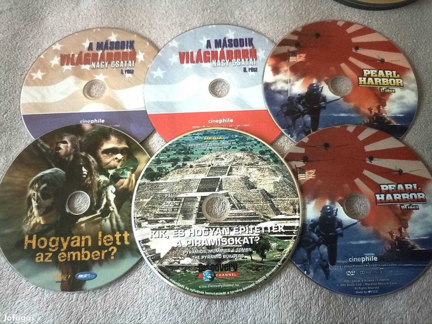 Természetfilmek dokumentumfilmek DVD csomag 