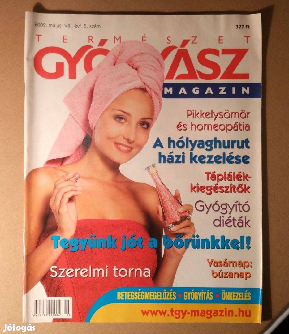 Természetgyógyász Magazin 2002/5.szám Május (6kép+tartalom)