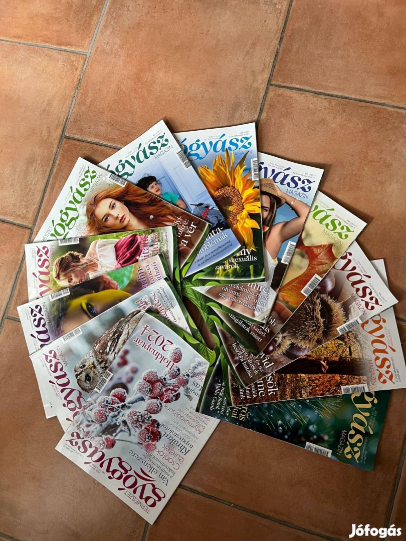 Természetgyógyász magazin 2024 12 db