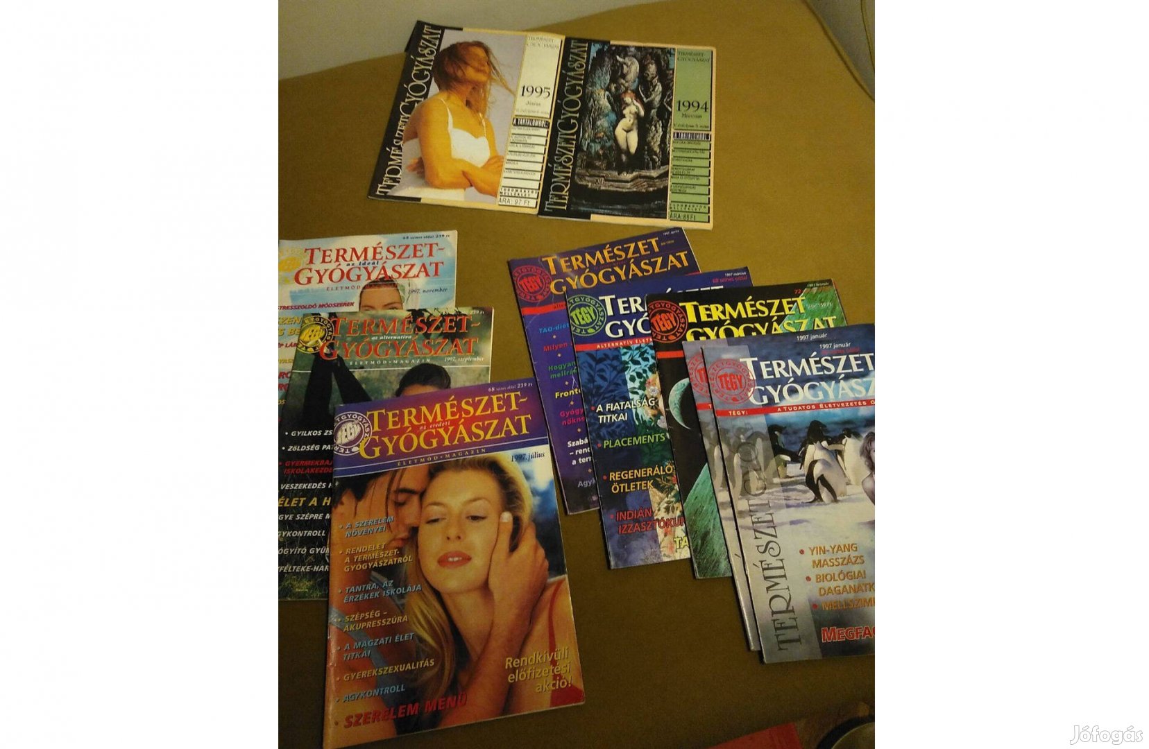 Természetgyógyászat magazinok 10 db