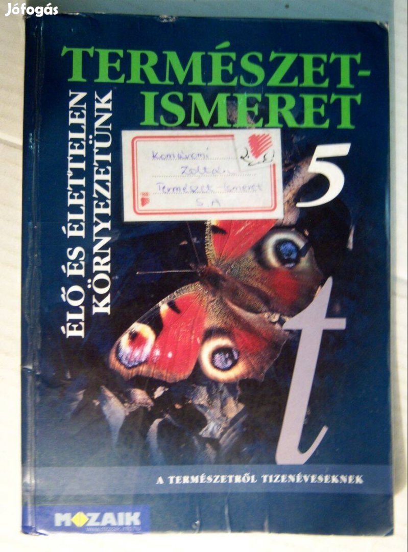 Természetismeret 5 (12.kiadás) 2012 (6kép+tartalom)