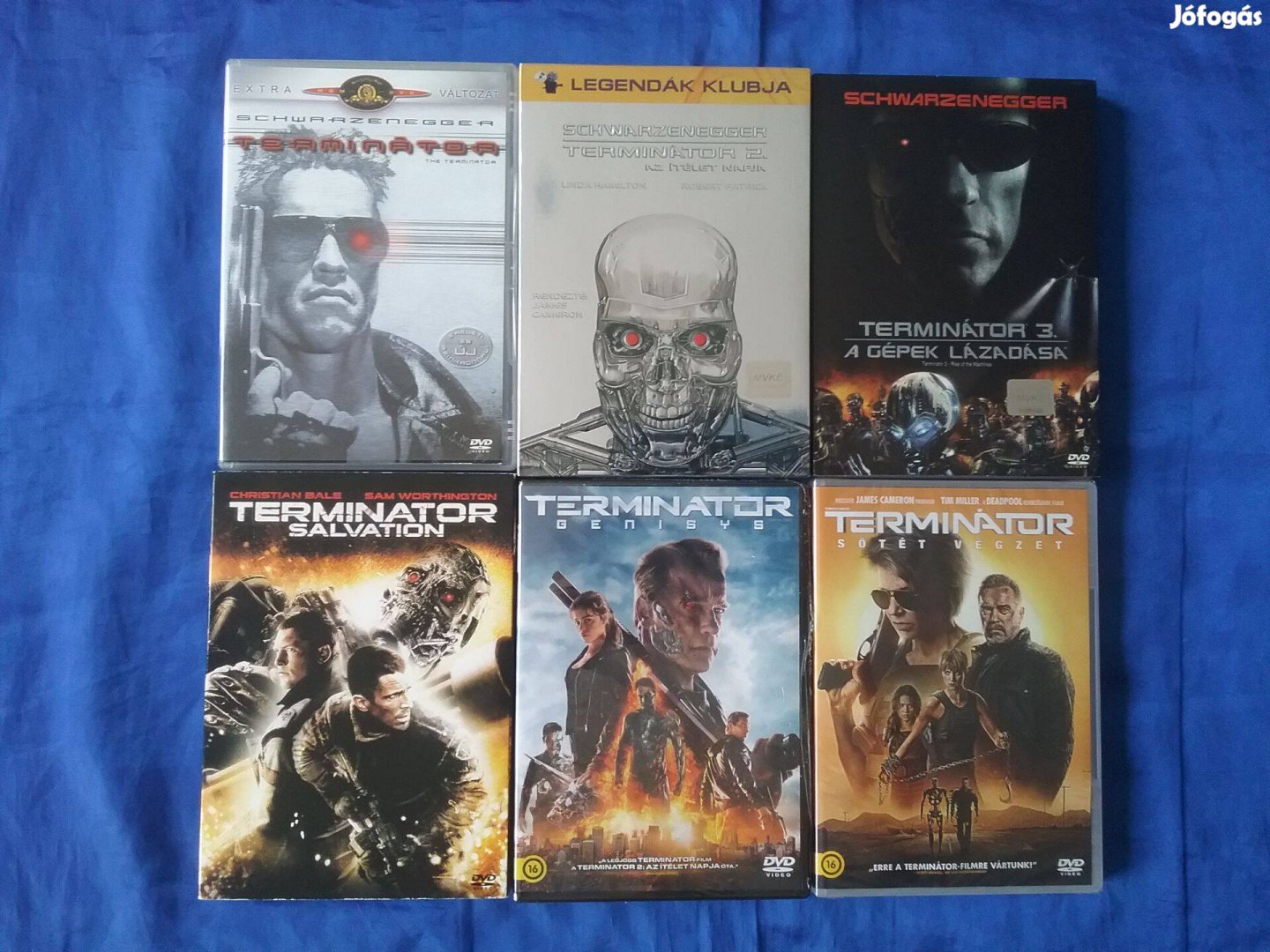 Termináror. A teljes 6 rész dvd-n. Szinkronos, újszerű