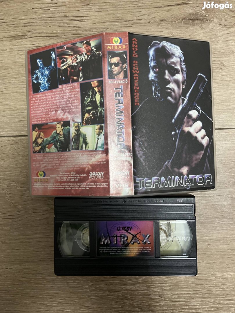 Terminator 1 mirax vhs 