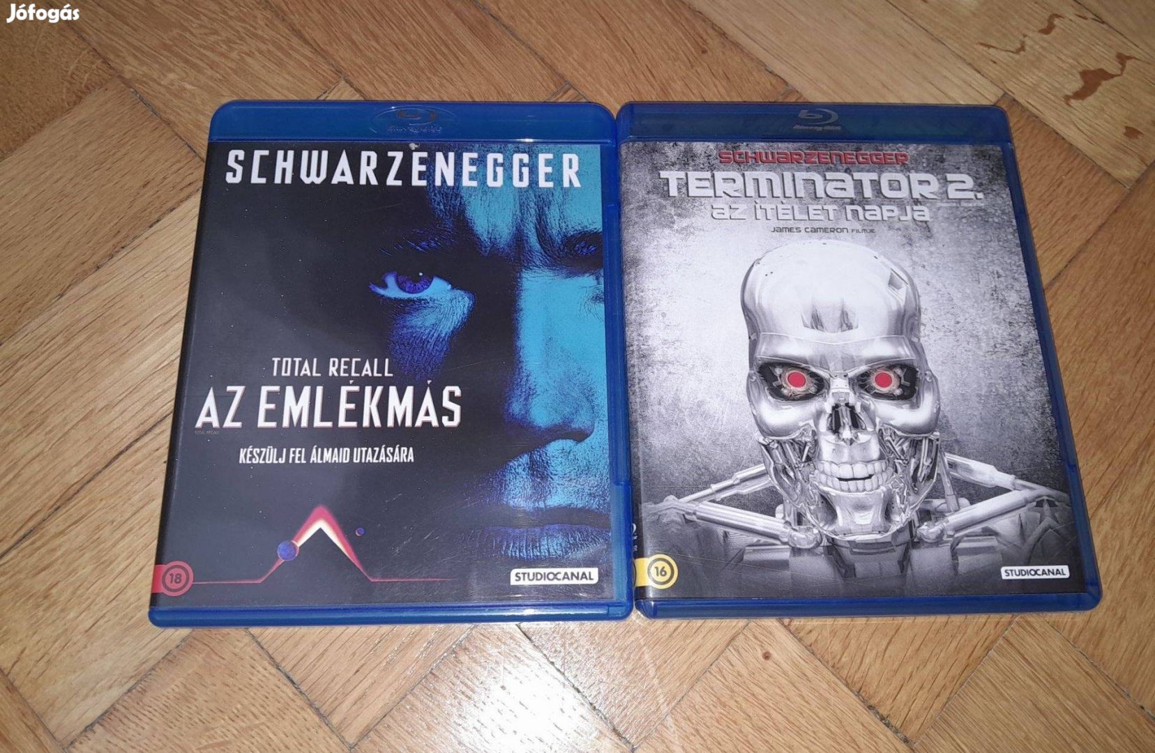 Terminator 2 + total recal magyar blu-ray egybe