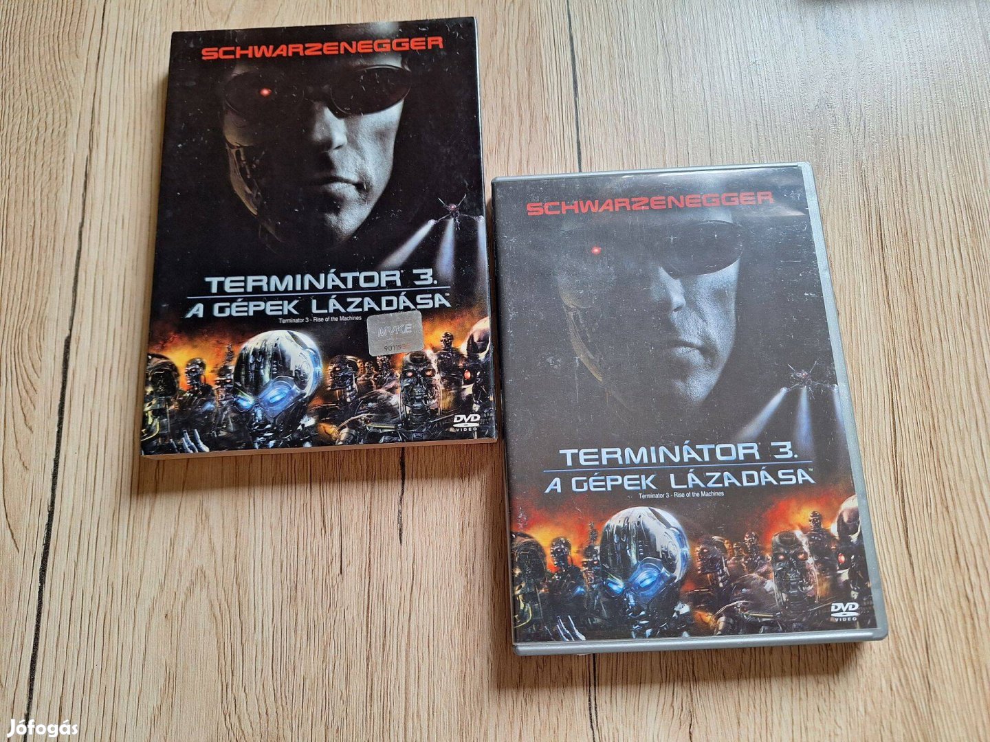 Terminátor 3:A gépek lázadása duplalemezes,feknis Ritka dvd lemez!