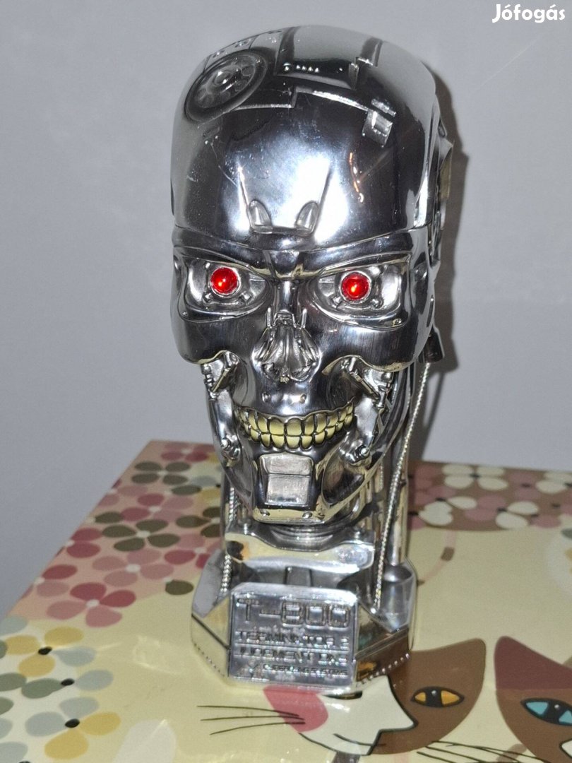 Terminátor Endoskeleton Skull koponya szobor figura T-800