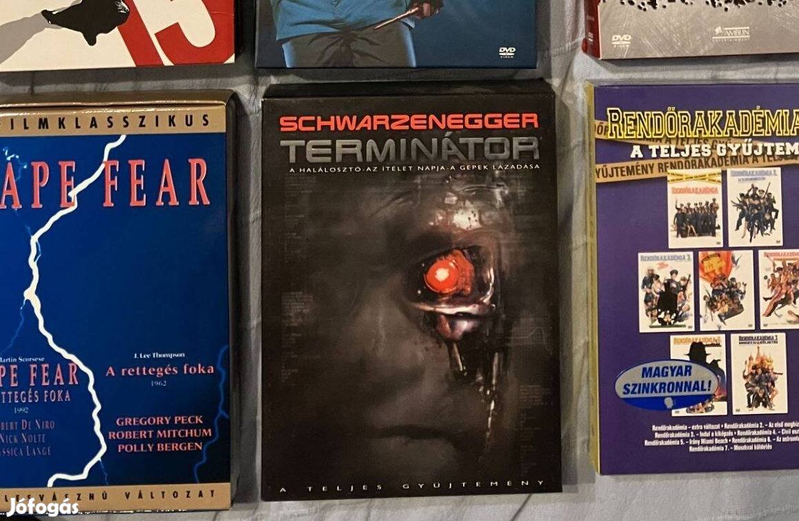 Terminator gyűjtemény, díszdoboz, 1.3.rész, dvd