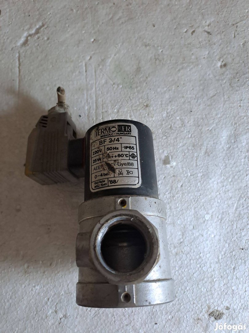 Termoker BN 1" gáz mágnesszelep későbbi nevén: Betatherm BN 1"N1K 4bar
