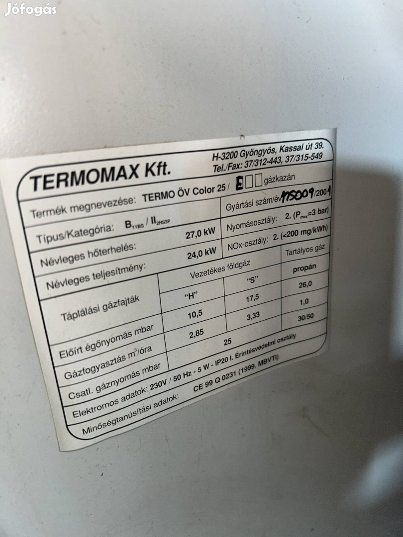 Termomax gázkazán 24kw