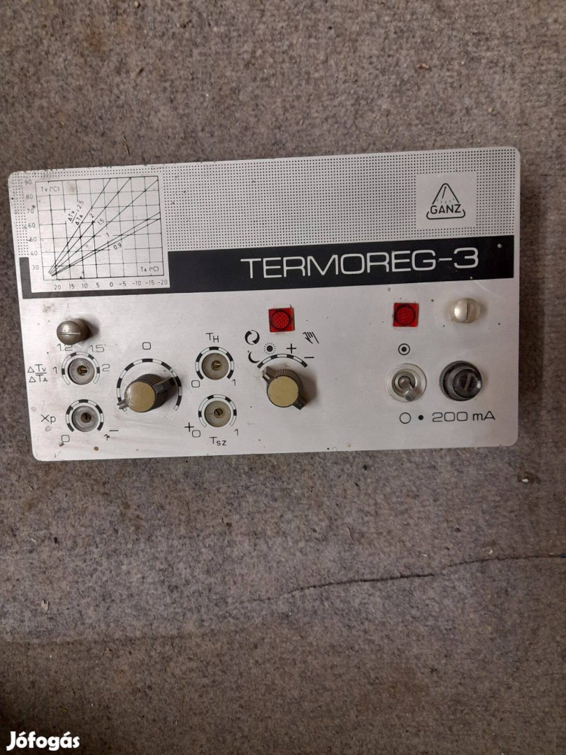 Termoreg 3 fűtésszabályozó hőmérséklet szabályzó automatika Termoreg3