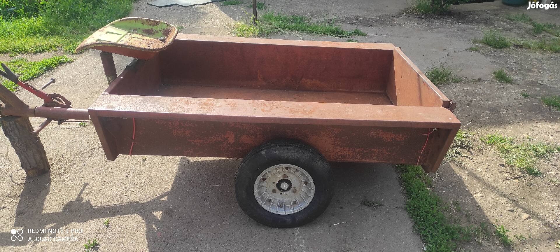 Terra mf70 kistraktor pótkocsi eladó 