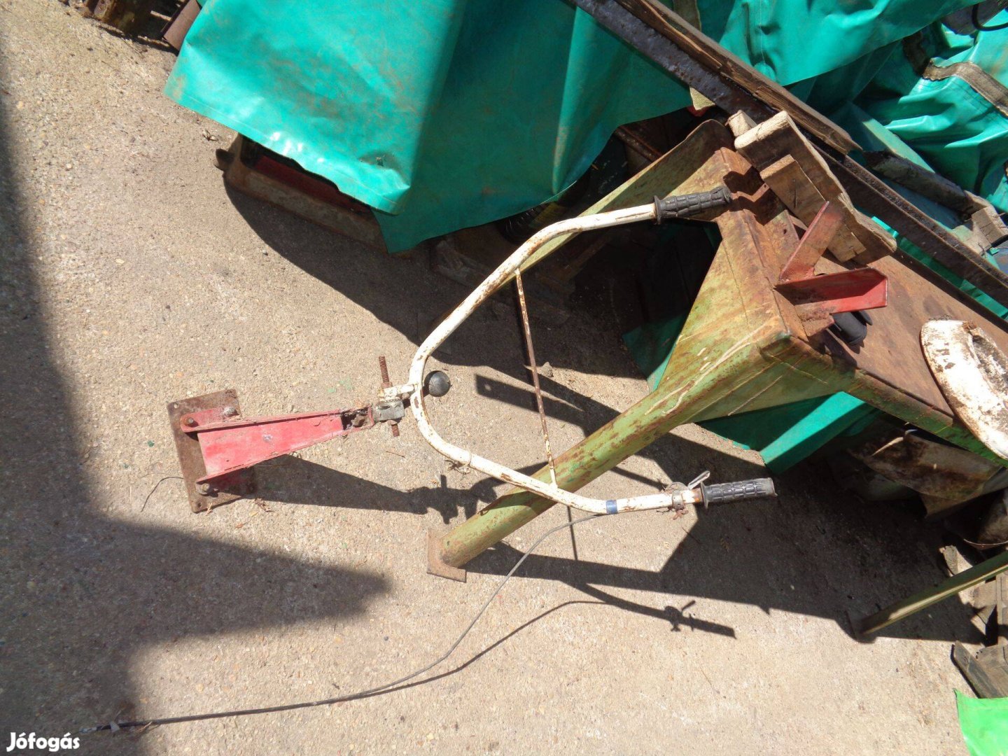 Terra robi rotációs kapa, gyári kormány adapter