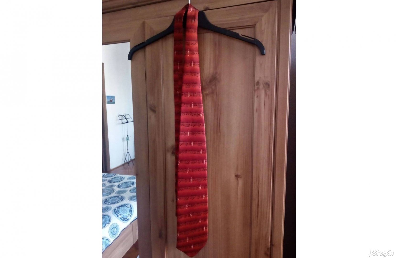 Terrakotta (mediterrán vörös) Robin Ruth férfi selyem nyakkendő