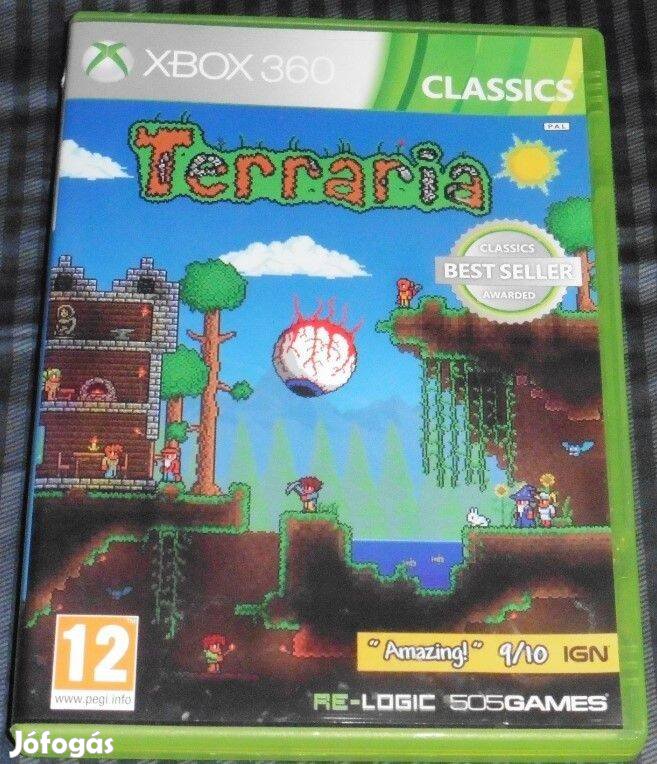 Terraria (Minecraft szerű) Gyári Xbox 360 Játék akár féláron