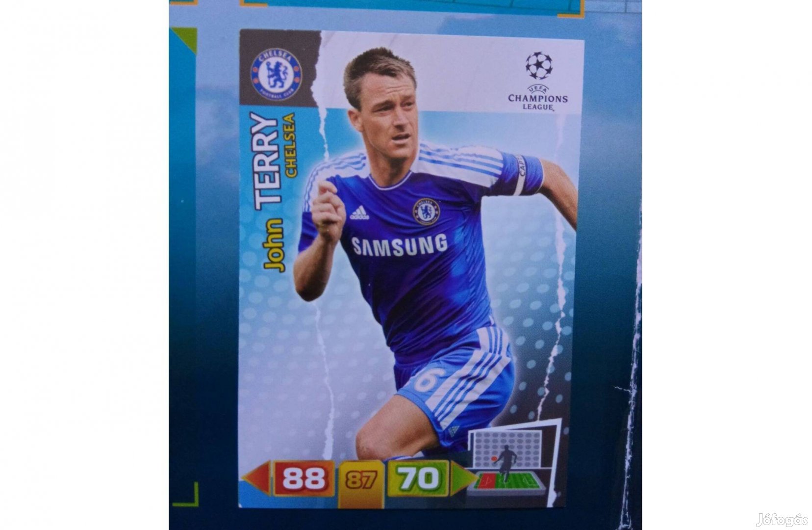 Terry és Drogba (Chelsea) Champions League kártya